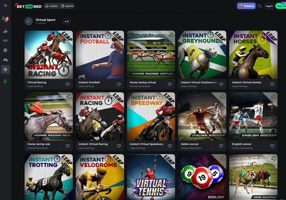 Betonred Virtual Sport